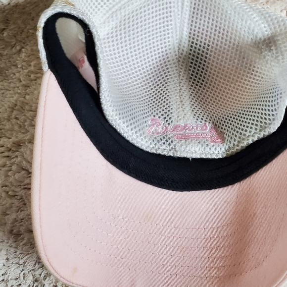 Baby Pink Atlanta Braves Ballcap - Picture 2 of 6